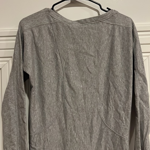 Athleta Salinas Sweatshirt Tunic Dress Gray Size X-Small - Picture 4 of 11